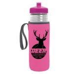 The Lifeguard - 24 oz PETE Bottle w Push Pull Lid and Caddy