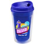 16 oz. Double-Wall Insulated Transparent Tumbler with Auto Sip Lid - Digital