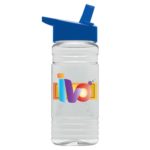 Groove ? 20 oz. Tritan? Sports bottle with Flip straw lid and digital imprint