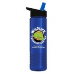 The Wave - 24 oz. Tritan? Bottle with Flip straw lid and Digital imprint
