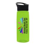 The Flair - 26 oz. Transparent Tritan? Bottle with Pop-up lid and Digital Imprint