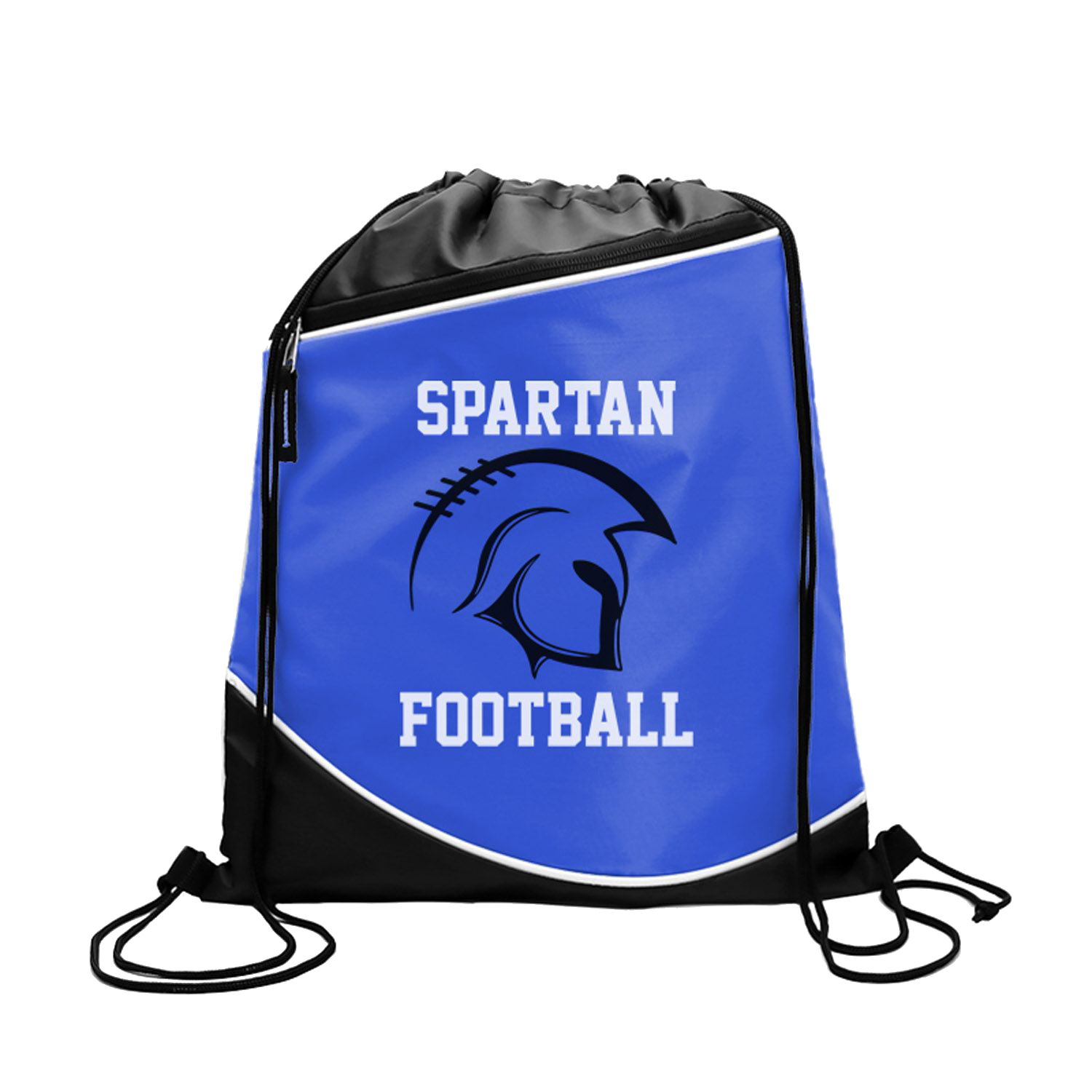 Campus Pack - 210D Drawstring with Zipper Pocket