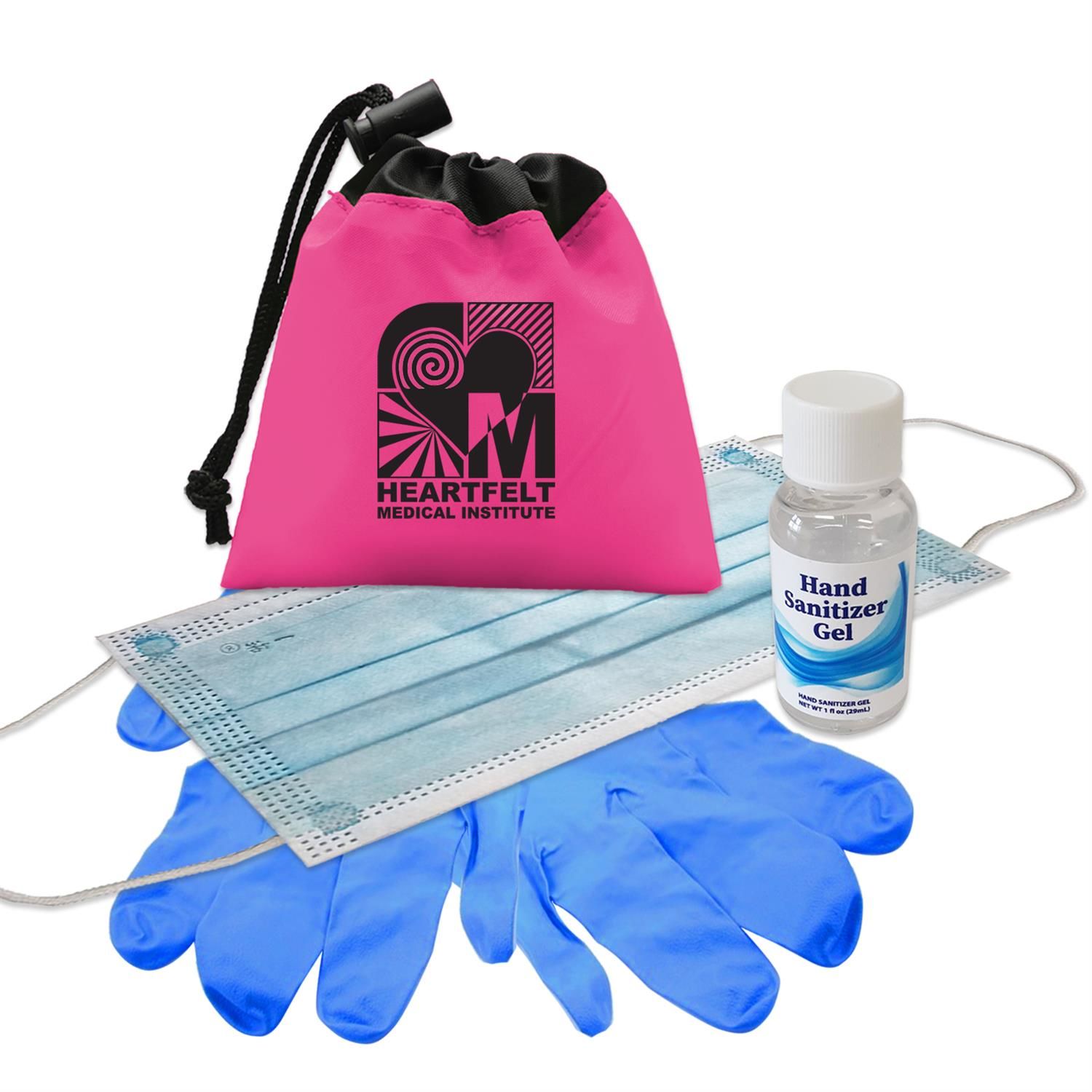 Drawstring Hand Sanitizer Pouch