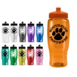 Poly-pure - 27 oz. Transparent Bottle with EZ Grip lid