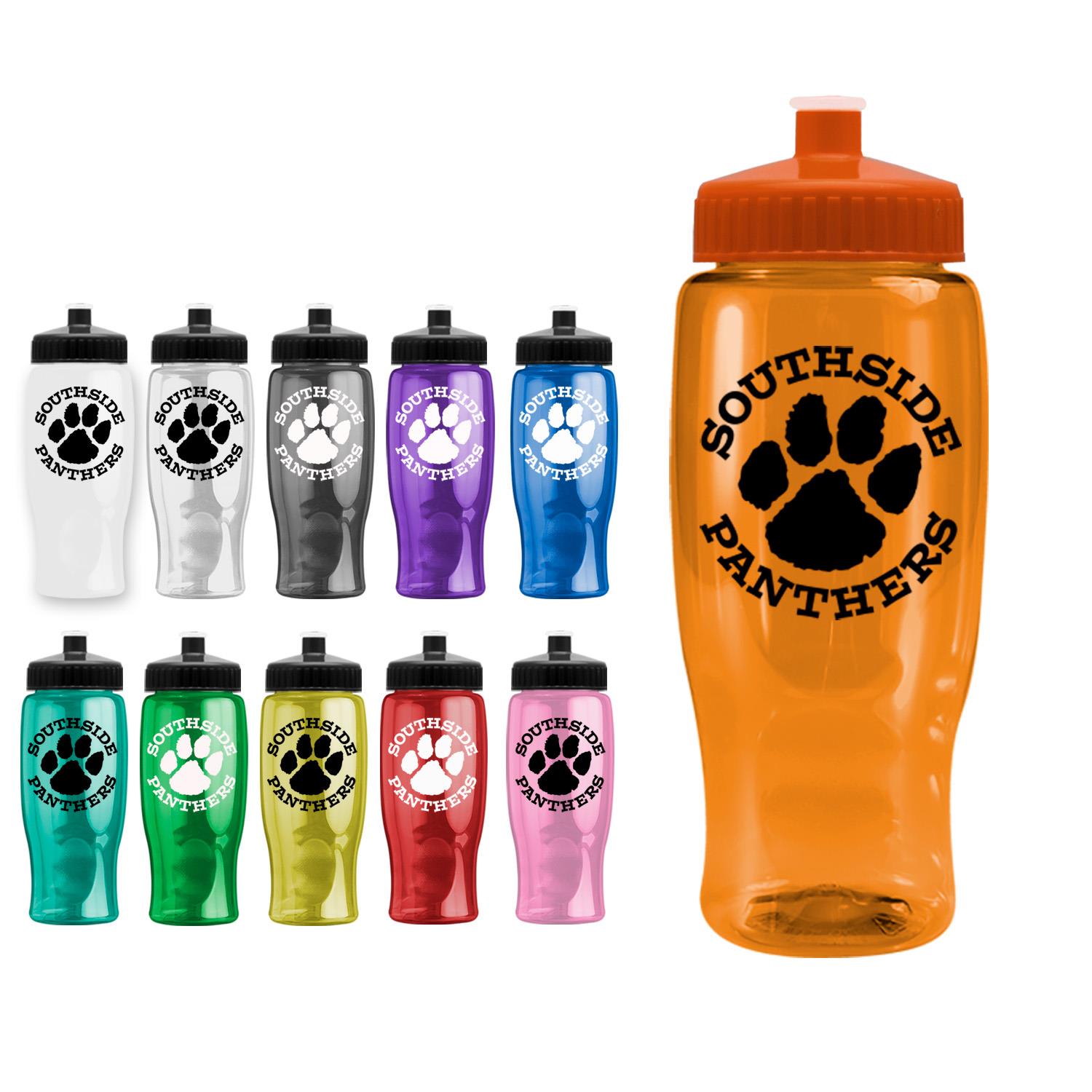 Poly-pure - 27 oz. Transparent Bottle with EZ Grip lid